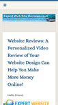 Mobile Screenshot of expertwebsitereviews.com
