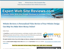 Tablet Screenshot of expertwebsitereviews.com